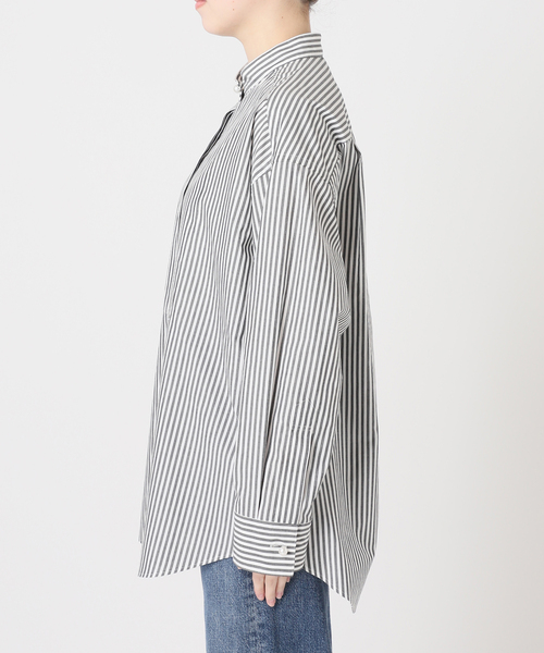 journal standard L'essage(ジャーナルスタンダードレサージュ)の「パールボタンドレスシャツ(シャツ/ブラウス・レディース・ブラック系その他/ホワイト系その他・FREE)」の11枚目の写真