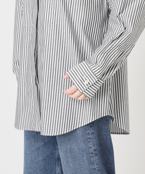 journal standard L'essage(ジャーナルスタンダードレサージュ)の「パールボタンドレスシャツ(シャツ/ブラウス・レディース・ブラック系その他/ホワイト系その他・FREE)」の15枚目の写真