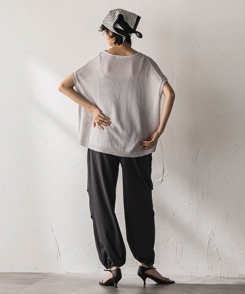 MAYSON GREY(メイソングレイ)の「【WEB限定】タックパラシュートパンツ(その他パンツ・レディース・チャコールグレー/ブラック・M)」の17枚目の写真