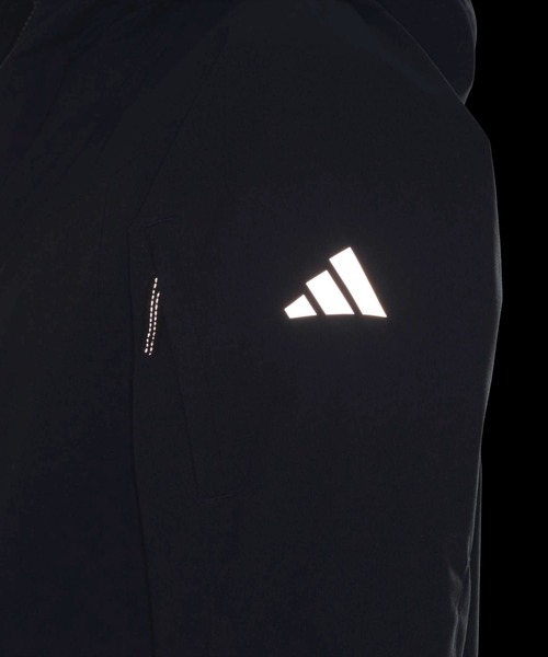 adidas(アディダス)の「シティエスケープ ルーズフィット デニム 2レイヤー ウーブン パーカー ジャケット / アディダス adidas(ブルゾン・メンズ・ブルー・XX-LARGE/LARGE/MEDIUM/SMALL/X-LARGE)」の6枚目の写真