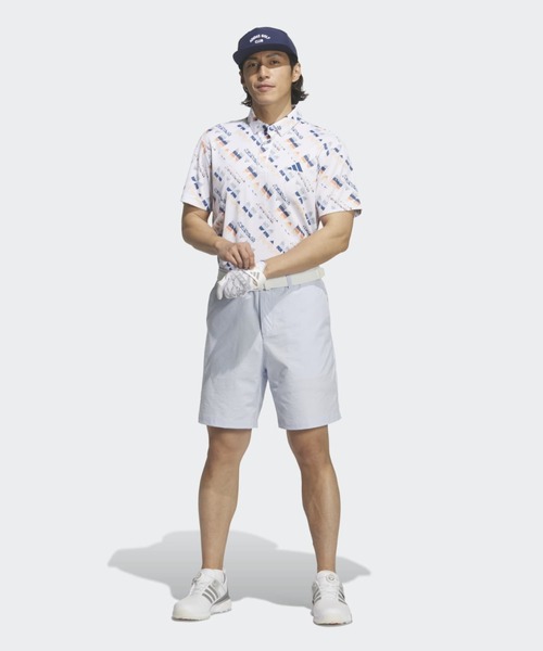 adidas(アディダス)の「AOP半袖ポロ【adidas Golf/アディダスゴルフ】(ポロシャツ・メンズ・ホワイト系その他・X-LARGE/MEDIUM/LARGE/SMALL/3XL/XX-LARGE)」の4枚目の写真