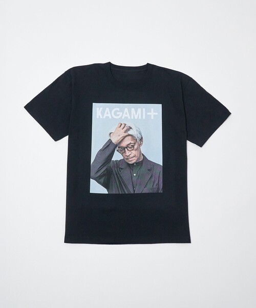 ADAM ET ROPE'(アダムエロペ)の「【KAGAMI+ Ryuichi Sakamoto × 10Culture / ADAM ET ROPE'】KAGAMI+ PHOTO TEE(Tシャツ/カットソー・メンズ・ブラック/ホワイト/ブラック系その他/ホワイト系その他・XL/M/L)」の9枚目の写真