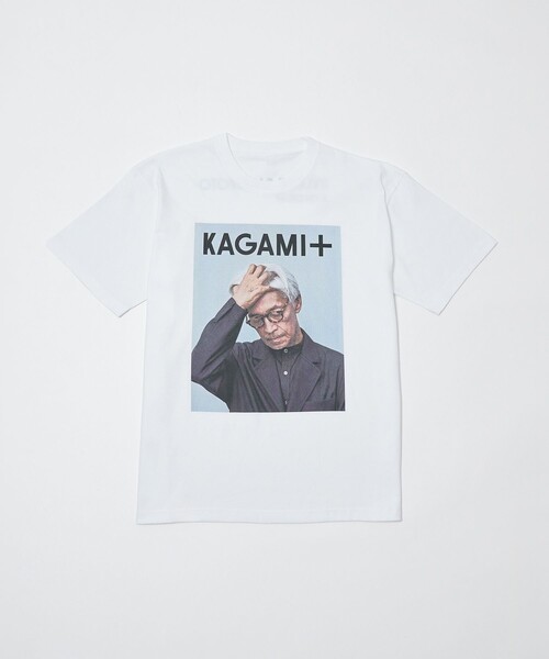 ADAM ET ROPE'(アダムエロペ)の「【KAGAMI+ Ryuichi Sakamoto × 10Culture / ADAM ET ROPE'】KAGAMI+ PHOTO TEE(Tシャツ/カットソー・メンズ・ブラック/ホワイト/ブラック系その他/ホワイト系その他・XL/M/L)」の11枚目の写真