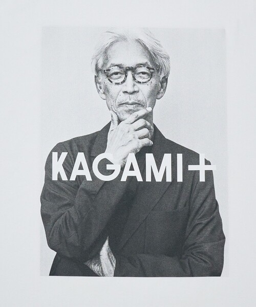 ADAM ET ROPE'(アダムエロペ)の「【KAGAMI+ Ryuichi Sakamoto × 10Culture / ADAM ET ROPE'】KAGAMI+ PHOTO TEE(Tシャツ/カットソー・メンズ・ブラック/ホワイト/ブラック系その他/ホワイト系その他・XL/M/L)」の13枚目の写真