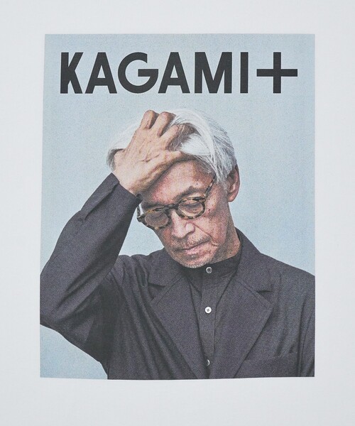 ADAM ET ROPE'(アダムエロペ)の「【KAGAMI+ Ryuichi Sakamoto × 10Culture / ADAM ET ROPE'】KAGAMI+ PHOTO TEE(Tシャツ/カットソー・メンズ・ブラック/ホワイト/ブラック系その他/ホワイト系その他・XL/M/L)」の15枚目の写真