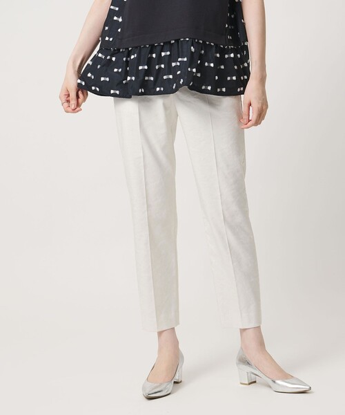 UNITED ARROWS(ユナイテッドアローズ)の「シャイニー スリム パンツ OFF WHITE ‐ストレッチ ウォッシャブル‐(スラックス・レディース・オフホワイト・34/42/32/36/38/40)」の3枚目の写真