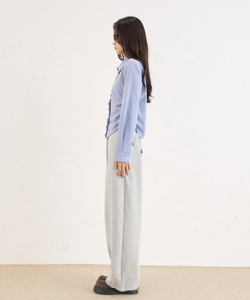 FCMM(エフシーエムエム)の「CHECK BLOUSE LS / チェックブラウスLS(シャツ/ブラウス・レディース・その他/ネイビー/ブルー・SMALL/MEDIUM)」の9枚目の写真