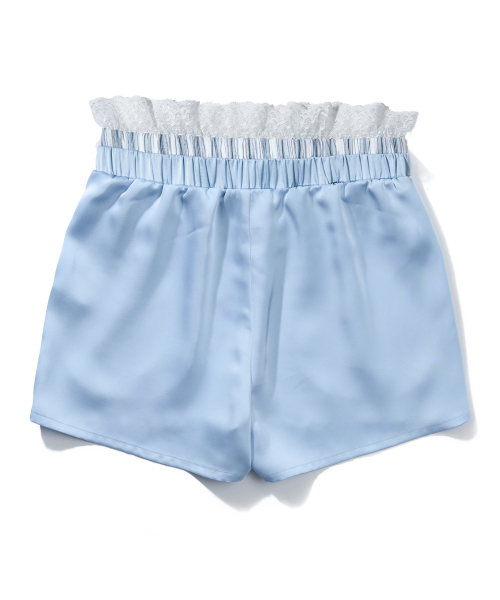 YOUHEE(ユヒ)の「LACE LAYERED SHORTS_LIGHT BLUE(その他パンツ・レディース・その他・FREE)」の3枚目の写真