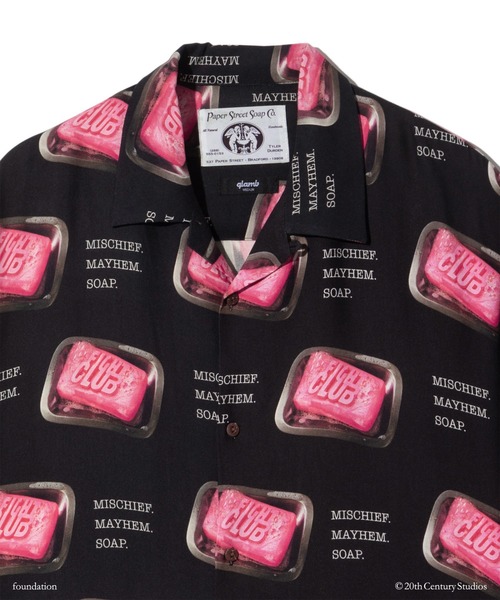 glamb(グラム)の「FIGHT CLUB/Soap Shirt / ファイトクラブ/ソープシャツ(シャツ/ブラウス・メンズ・ブラック・S/M/L)」の16枚目の写真