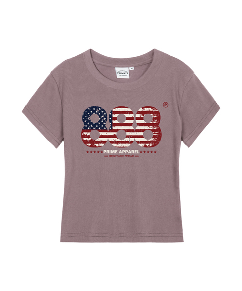 PRIMATE(プライメイト)の「APPAREL レディース スリムフィット 半袖Tシャツ 6 COLORS(Tシャツ/カットソー・レディース・ラベンダー/チャコール/ホワイト/ブラック/クリーム/カーキ・MEDIUM/SMALL/LARGE)」の6枚目の写真