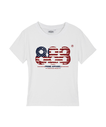 APPAREL レディース スリムフィット 半袖Tシャツ 6 COLORS