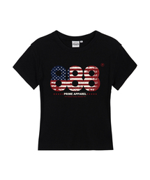 APPAREL レディース スリムフィット 半袖Tシャツ 6 COLORS