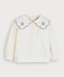 moimoln（モイモルン）の「ロナジャカード衿付きプルオーバー（Tシャツ/カットソー）」