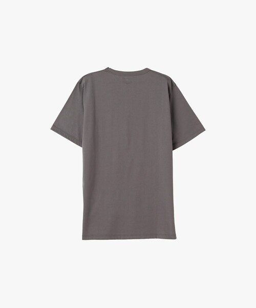 agnes b.（アニエスベー）の「メンズ ロゴ プリント 半袖 Tシャツ "Brando"（Tシャツ/カットソー・メンズ・グレー・2/3/1）」の2枚目の写真