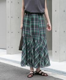 ITEMS URBANRESEARCH | チェック切替えスカート(スカート)
