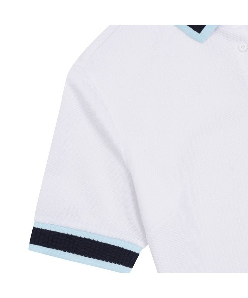 WAAC（ワック）の「WOMEN リブルーズフィットポロシャツ（ポロシャツ・レディース・ホワイト/ネイビー・SMALL/MEDIUM/X-SMALL）」の10枚目の写真