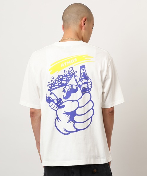 atmos(アトモス)の「atmos Cola Uncle Print T-shirt / アトモス コーラ アンクル プリント T-シャツ(Tシャツ/カットソー・メンズ・ホワイト/ブラック/バーガンディー・M/L/XL/XXL)」の21枚目の写真