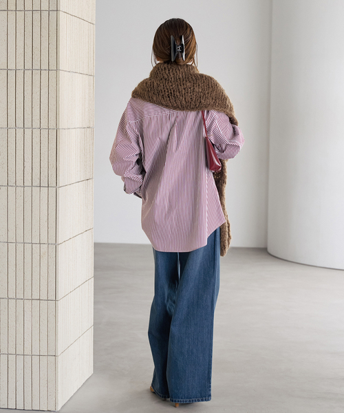 plage(プラージュ)の「Turn belt デニムパンツ(デニムパンツ・レディース・ブルー・38/36/34)」の13枚目の写真