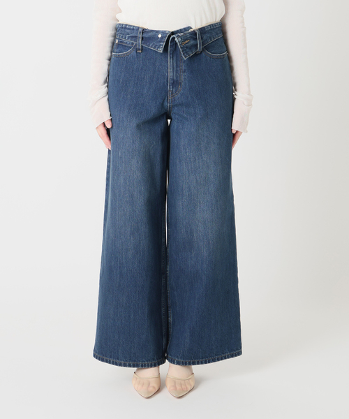plage(プラージュ)の「Turn belt デニムパンツ(デニムパンツ・レディース・ブルー・38/36/34)」の18枚目の写真