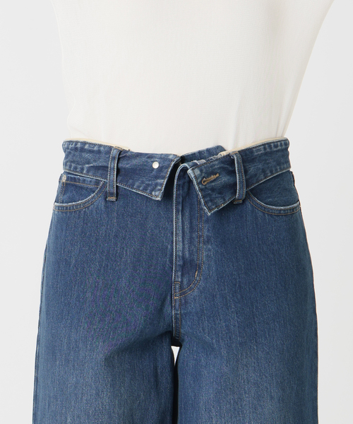 plage(プラージュ)の「Turn belt デニムパンツ(デニムパンツ・レディース・ブルー・38/36/34)」の3枚目の写真