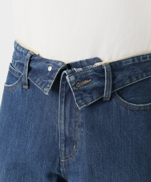 plage(プラージュ)の「Turn belt デニムパンツ(デニムパンツ・レディース・ブルー・38/36/34)」の6枚目の写真