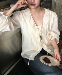 Ruffle Tie Blouse / ラッフルタイブラウス