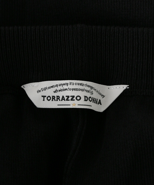 Torrazzo Donna(トラッゾドンナ)の「【TORRAZZO DONNA/トラッゾドンナ】Basic Knit Pants(その他パンツ・レディース・ブラック/ブラウン・FREE)」の7枚目の写真