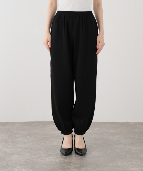 Torrazzo Donna(トラッゾドンナ)の「【TORRAZZO DONNA/トラッゾドンナ】Basic Knit Pants(その他パンツ・レディース・ブラック/ブラウン・FREE)」の11枚目の写真