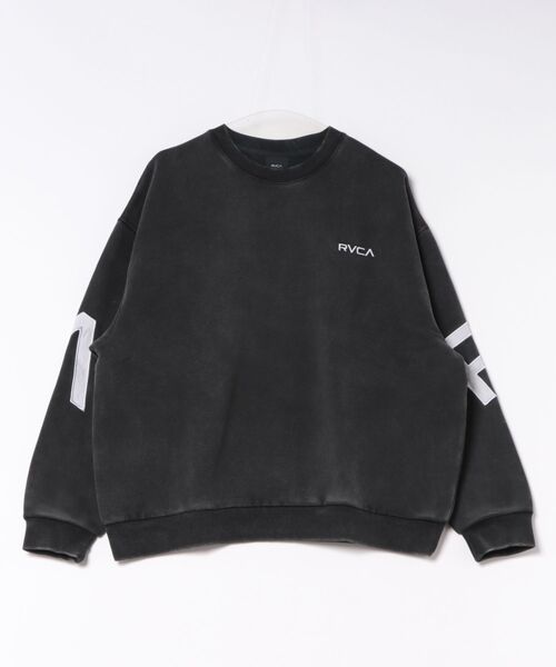 RVCA(ルーカ)の「RVCA メンズ BACK SIDE ARCH RVCA CR トレーナー 【2026年秋冬モデル】(スウェット・メンズ・ブラック/キャメル/グレー系その他/ブラック系その他2/ベージュ系その他2・SMALL/MEDIUM/X-LARGE/LARGE)」の2枚目の写真