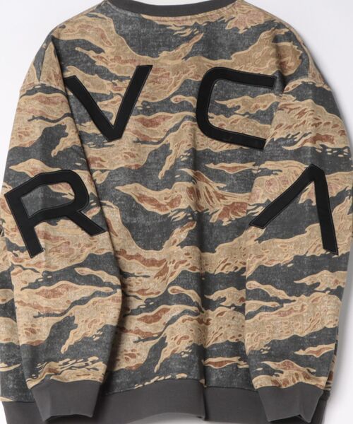 RVCA(ルーカ)の「RVCA メンズ BACK SIDE ARCH RVCA CR トレーナー 【2026年秋冬モデル】(スウェット・メンズ・ブラック/キャメル/グレー系その他/ブラック系その他2/ベージュ系その他2・SMALL/MEDIUM/X-LARGE/LARGE)」の7枚目の写真