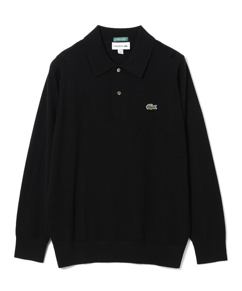 BEAMS GOLF(ビームスゴルフ)の「〈WOMEN〉【別注】LACOSTE / ロングスリーブ ニット ポロ(ポロシャツ・レディース・レッド系その他7/ブラック/グレー/ブラウン・XS)」の2枚目の写真