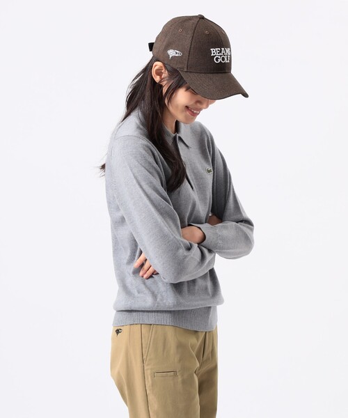BEAMS GOLF(ビームスゴルフ)の「〈WOMEN〉【別注】LACOSTE / ロングスリーブ ニット ポロ(ポロシャツ・レディース・レッド系その他7/ブラック/グレー/ブラウン・XS)」の19枚目の写真