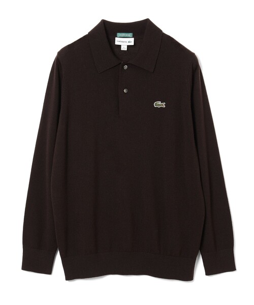 BEAMS GOLF(ビームスゴルフ)の「〈WOMEN〉【別注】LACOSTE / ロングスリーブ ニット ポロ(ポロシャツ・レディース・レッド系その他7/ブラック/グレー/ブラウン・XS)」の12枚目の写真