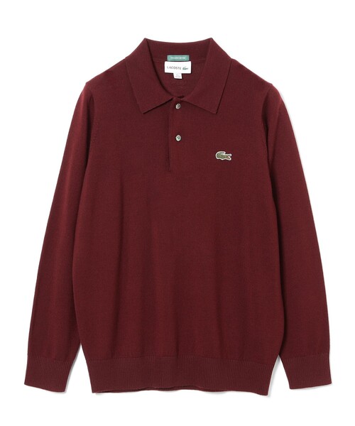 BEAMS GOLF(ビームスゴルフ)の「〈WOMEN〉【別注】LACOSTE / ロングスリーブ ニット ポロ(ポロシャツ・レディース・レッド系その他7/ブラック/グレー/ブラウン・XS)」の15枚目の写真