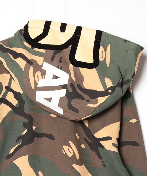 AAPE BY A BATHING APE（エーエイプバイアベイシングエイプ）の「AAPER ZIP UP HOODIE（パーカー・メンズ・グリーン系その他3/ピンク系その他・MEDIUM/LARGE/X-LARGE/X-SMALL/SMALL）」の14枚目の写真