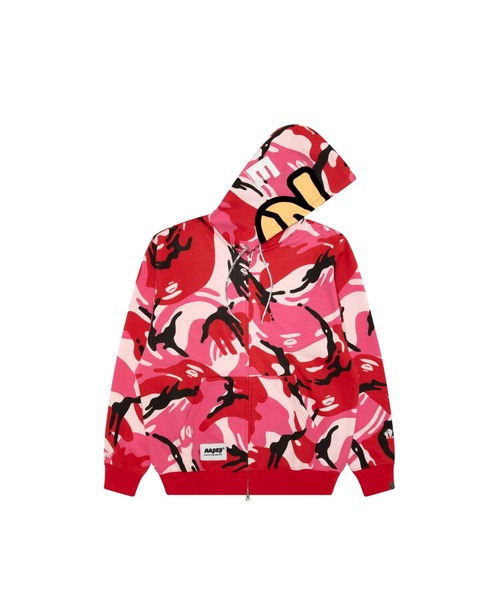 AAPE BY A BATHING APE（エーエイプバイアベイシングエイプ）の「AAPER ZIP UP HOODIE（パーカー・メンズ・グリーン系その他3/ピンク系その他・MEDIUM/LARGE/X-LARGE/X-SMALL/SMALL）」の8枚目の写真