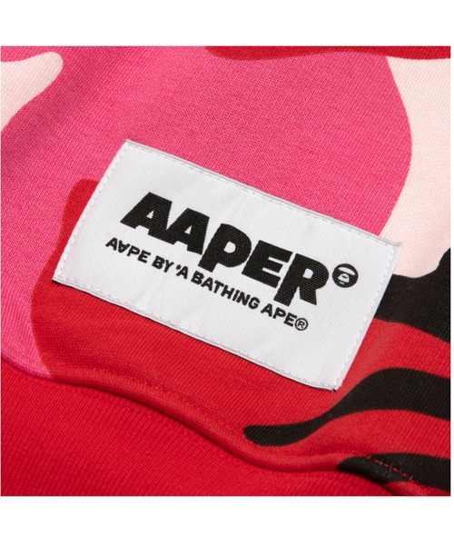 AAPE BY A BATHING APE（エーエイプバイアベイシングエイプ）の「AAPER ZIP UP HOODIE（パーカー・メンズ・グリーン系その他3/ピンク系その他・MEDIUM/LARGE/X-LARGE/X-SMALL/SMALL）」の12枚目の写真