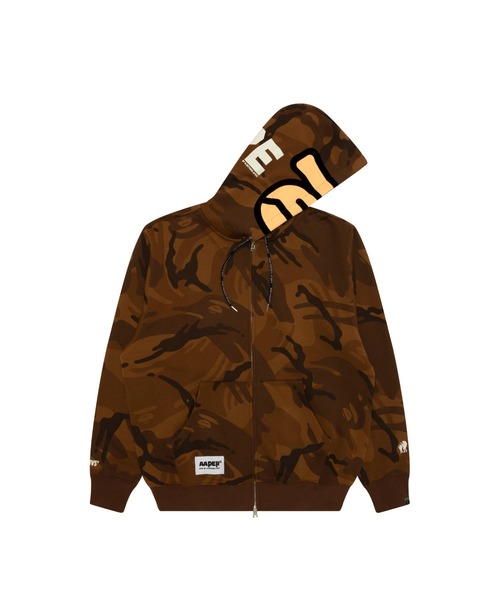 AAPE BY A BATHING APE（エーエイプバイアベイシングエイプ）の「AAPER ZIP UP HOODIE（パーカー・メンズ・グリーン系その他3/ピンク系その他・MEDIUM/LARGE/X-LARGE/X-SMALL/SMALL）」の18枚目の写真