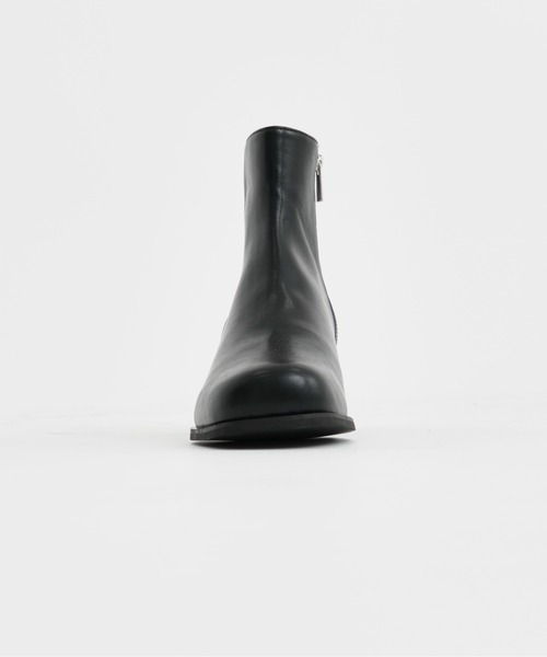 STUDIOUS(ステュディオス)の「【STUDIOUS】PLATFORM HEEL BOOTS / ヒールブーツ(ブーツ・メンズ・ブラック・3/2/1)」の6枚目の写真