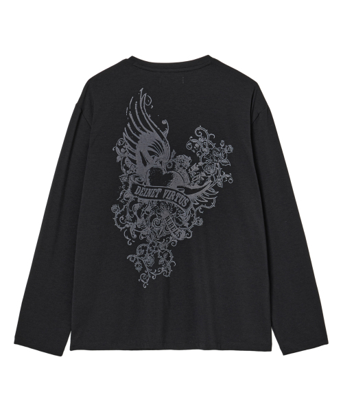 DEINET(ダイニット)の「Y2K COLLAGE T-SHIRT IN BLACK(Tシャツ/カットソー・レディース・その他・FREE)」の1枚目の写真