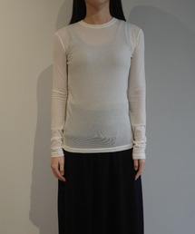 CLANE（クラネ）の「CLANE COMFORTABLE CREW NECK TOPS（Tシャツ/カットソー・レディース）」