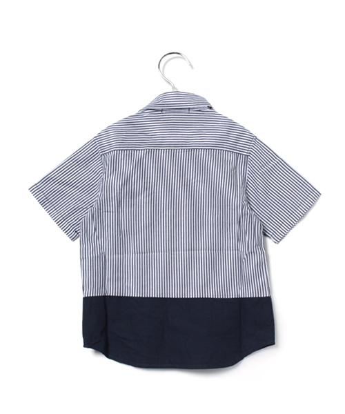 GLOBAL WORK（グローバルワーク）の「【キッズ】ガラシャツ半袖/715718（シャツ/ブラウス・キッズ・ネイビー/ブラック/レッド・SMALL/LARGE/X-LARGE/MEDIUM）」の8枚目の写真