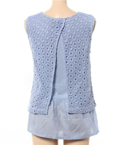 MOUSSY（マウジー）の「LACE LAYERED TANK（タンクトップ・レディース・クリアレッド/ホワイト/ライトブルー/ブラック・FREE）」の14枚目の写真