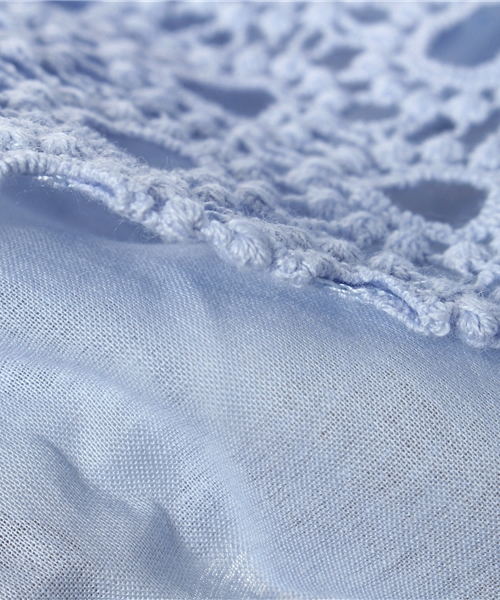 MOUSSY（マウジー）の「LACE LAYERED TANK（タンクトップ・レディース・クリアレッド/ホワイト/ライトブルー/ブラック・FREE）」の9枚目の写真