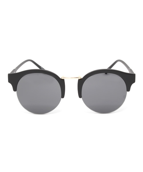 JACKROSE（ジャックローズ）の「オーバルウェリントンサングラス（サングラス・メンズ・ブラック/ブルー・ﾌﾘ-）」の3枚目の写真