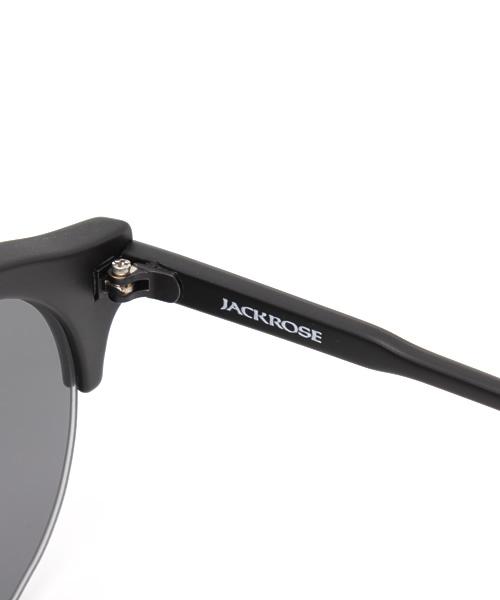 JACKROSE（ジャックローズ）の「オーバルウェリントンサングラス（サングラス・メンズ・ブラック/ブルー・ﾌﾘ-）」の8枚目の写真