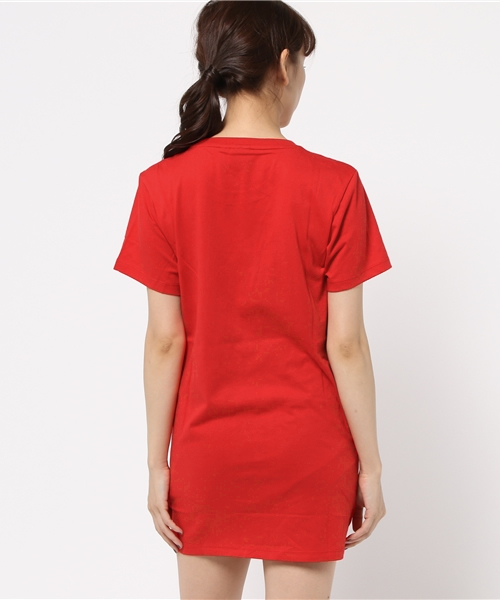 adidas（アディダス）の「【adicolor】オリジナルス ティードレス[TREFOIL TEE DRESS]（ワンピース・レディース・ブラック/レッド・SMALL/XX-LARGE/MEDIUM/X-SMALL/LARGE/XXX-LARGE）」の5枚目の写真