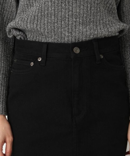 A part by（アパートバイ）の「スリットデニムスカート 730030（デニムスカート・レディース・ブラック/ブルー/ネイビー/ライトブルー・LARGE/MEDIUM）」の15枚目の写真