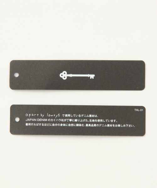 A part by（アパートバイ）の「スリットデニムスカート 730030（デニムスカート・レディース・ブラック/ブルー/ネイビー/ライトブルー・LARGE/MEDIUM）」の9枚目の写真