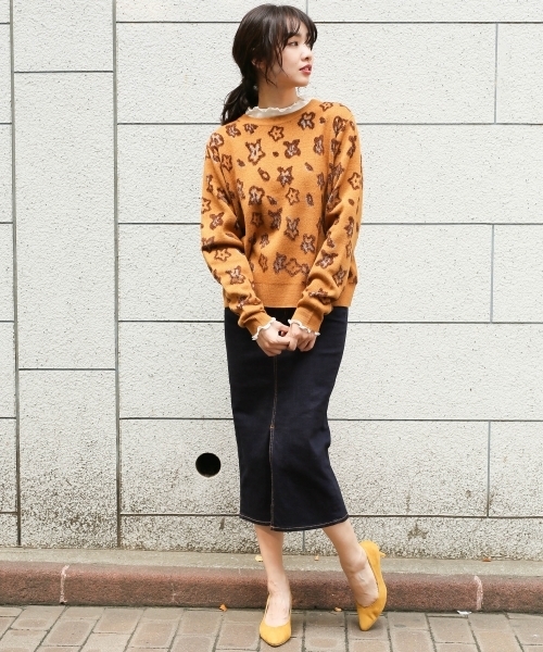 A part by（アパートバイ）の「スリットデニムスカート 730030（デニムスカート・レディース・ブラック/ブルー/ネイビー/ライトブルー・LARGE/MEDIUM）」の18枚目の写真